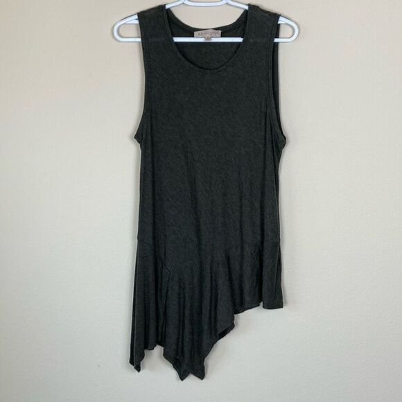 Philosophy Asymmetrical‎ Tank Tunic Top with Peplum Hem Size Medium (D13) - Picture 1 of 7